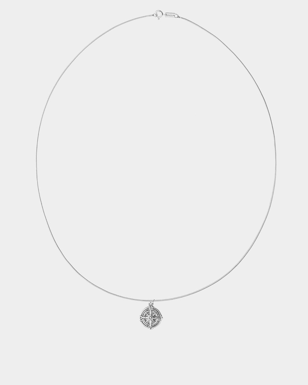 Collar Rosa de los Vientos - Collar de Plata de Ley 925 con colgante de 'Rosa de los Vientos' - Joyería Unisexo Online - Dicci