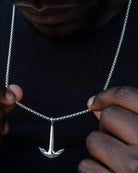 Anchor II - Collar con colgante de ancla de acero inoxidable - Jewelry Online - Dicci