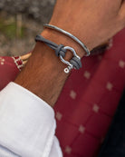 Egypt - Stainless Steel Bracelet 'Egypt' on the models wrist  - Jewelry Unissex Online - Dicci