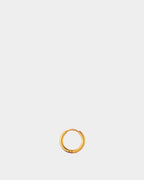 Golden Stainless Steel Earring 8mm - Hoop Earring - Online Unissex Jewelry - Dicci