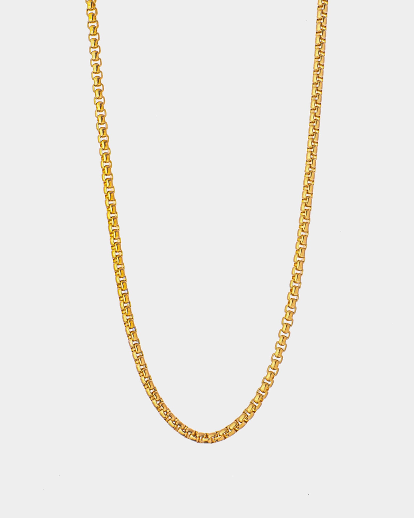 Kauai - Golden Stainless Steel Necklace 'Kauai' - Online Unisex Jewelry - Dicci