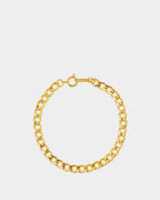 Los Roques - Pulsera dorada de acero inoxidable 1*1 - Joyería unisex en línea - Dicci