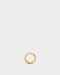 Golden Steel Earring 10mm - Hoop Earring - Online Unissex Jewelry - Dicci