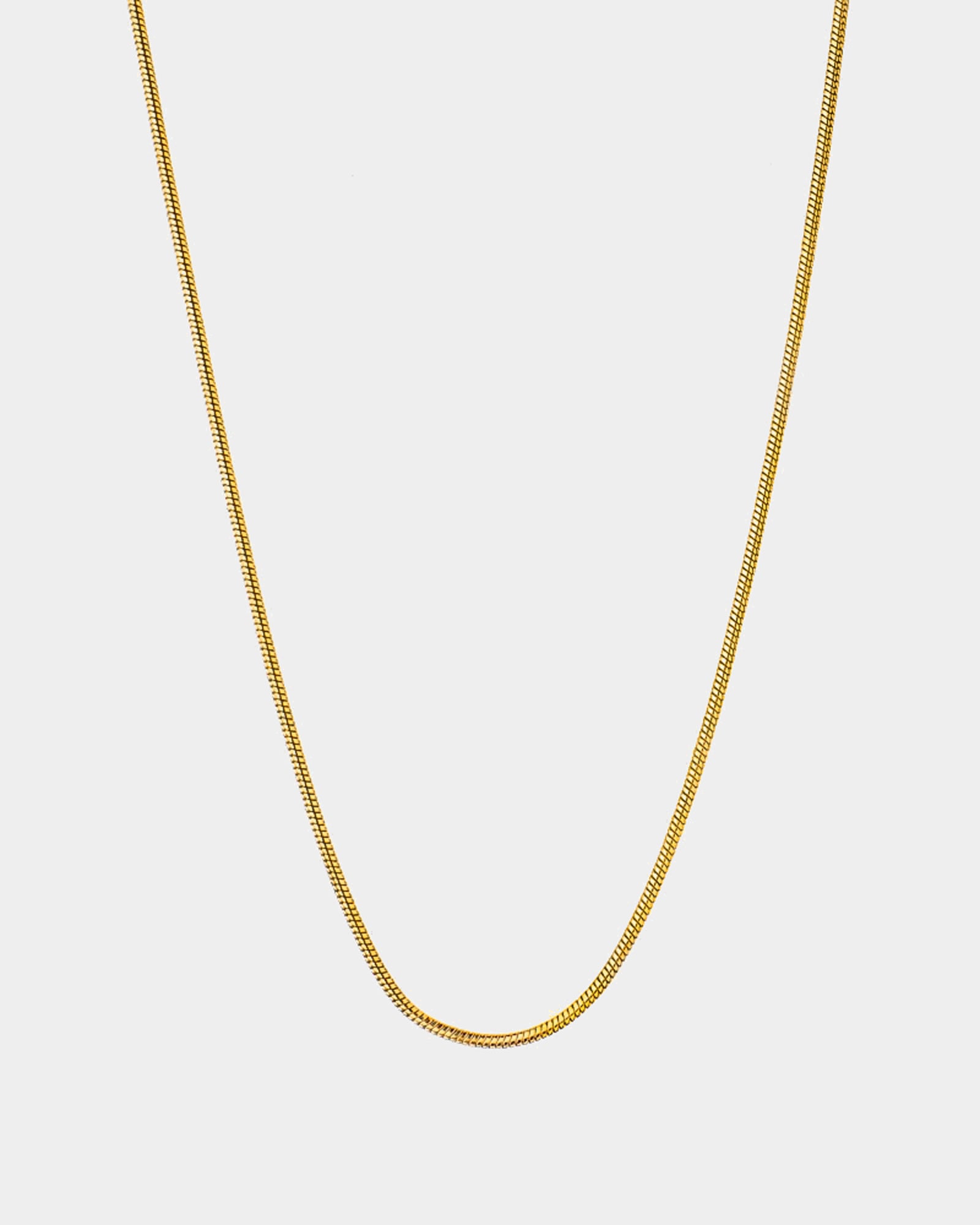 Golden Steel Snake Chain - Stainless Steel Chains - Online unissex jewelry - Dicci