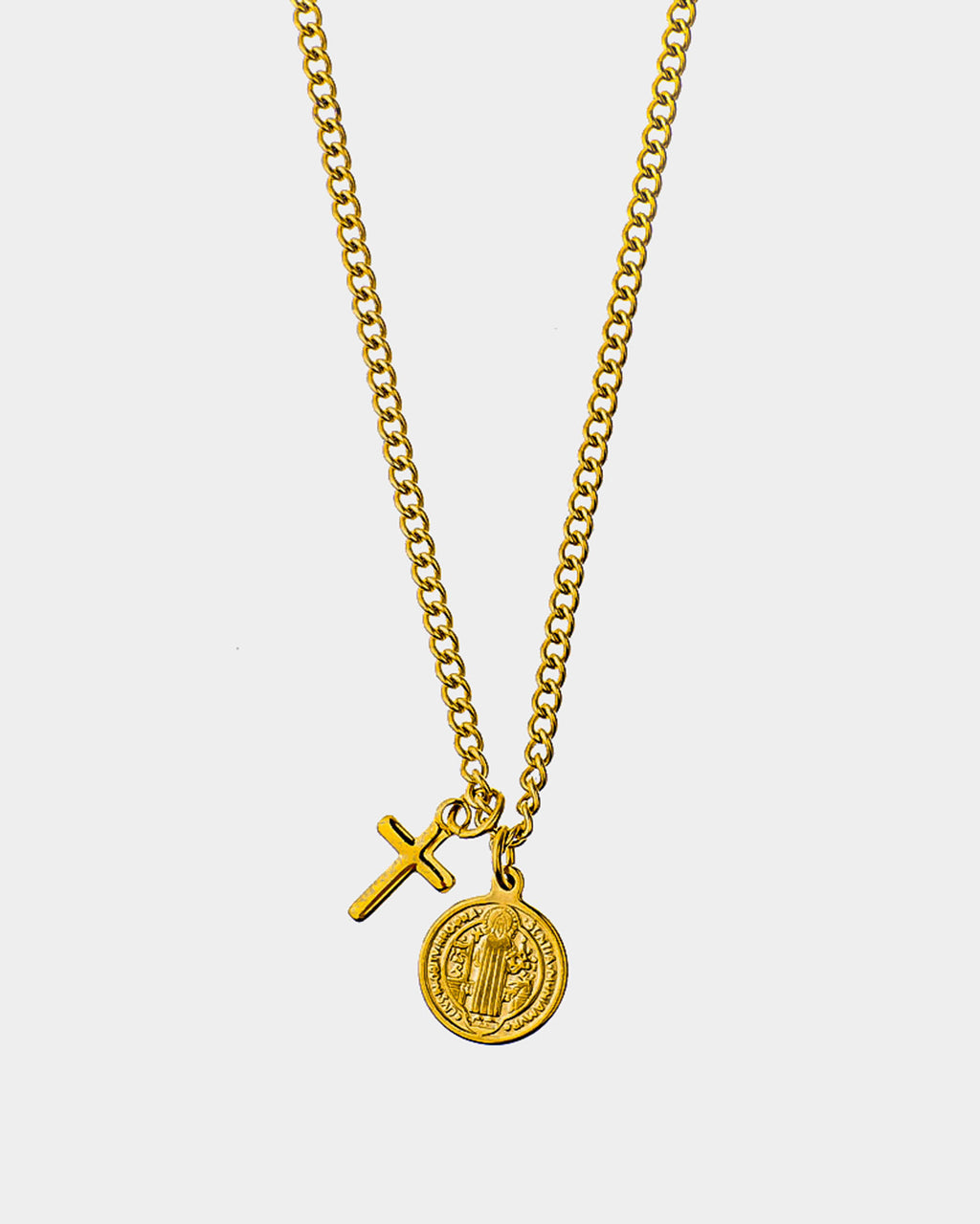 Mykonos Thin - Golden steel necklace- Online Unissex Jewelry - Dicci