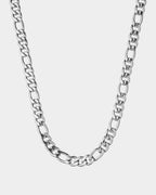 Catena in acciaio inossidabile, catena Figaro color argento - Collane unisex online - Dicci