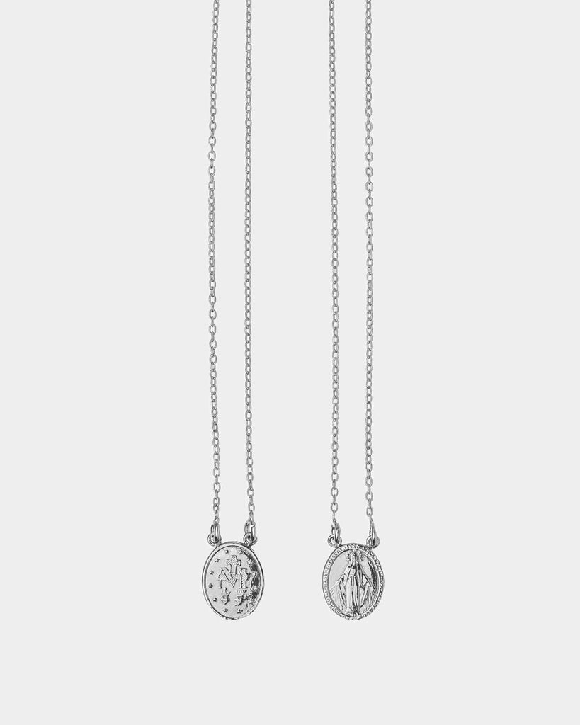 Lady of the Miraculous Medal - 925 Silver Scapular - Online Unissex Jewelry - Dicci