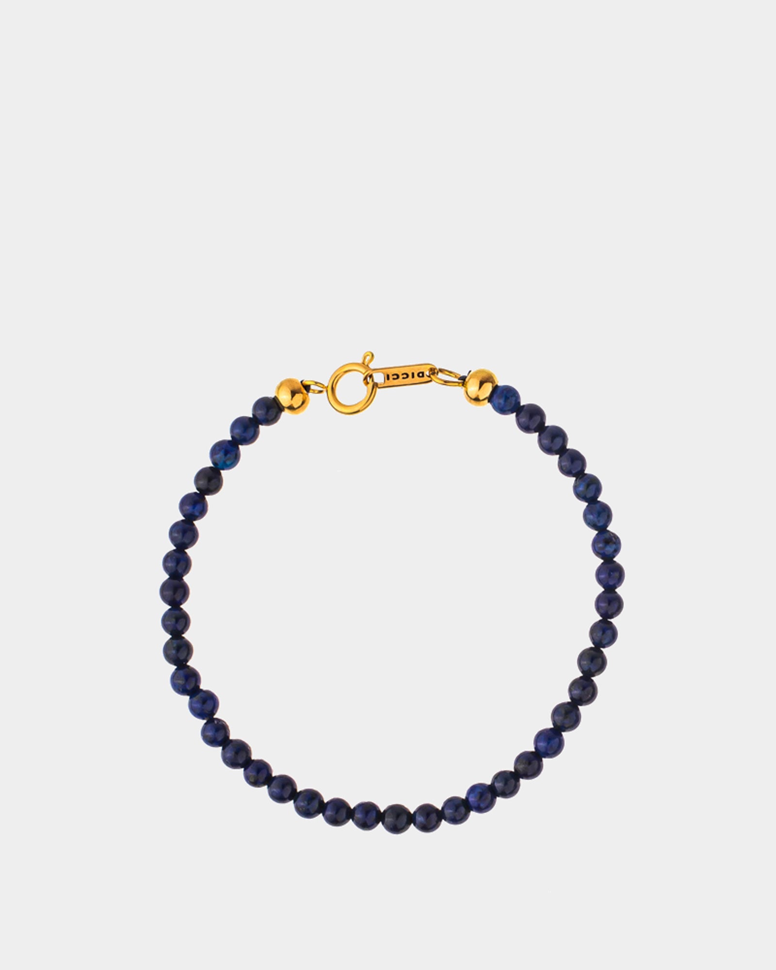 Bracelet double Lapis Lazuli et chaine boule - Black Pearl Créations Bracelet double Lapis Lazuli et chaine boule - Black Pearl Créations