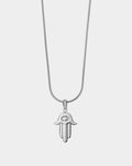 Minimalist Hamsa - Stainless Steel Necklace - online unissex Jewelry - Dicci