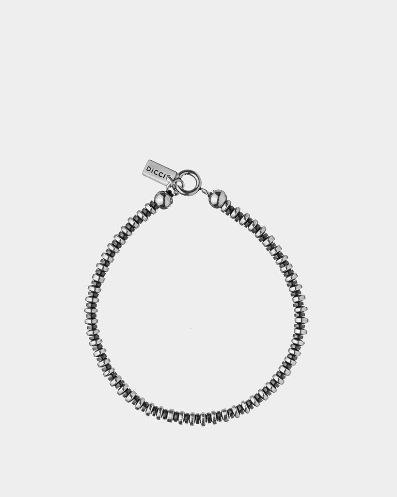 Natural Beads Bracelet 'Bali' - Hematite Bracelets - Online Jewelry - Dicci