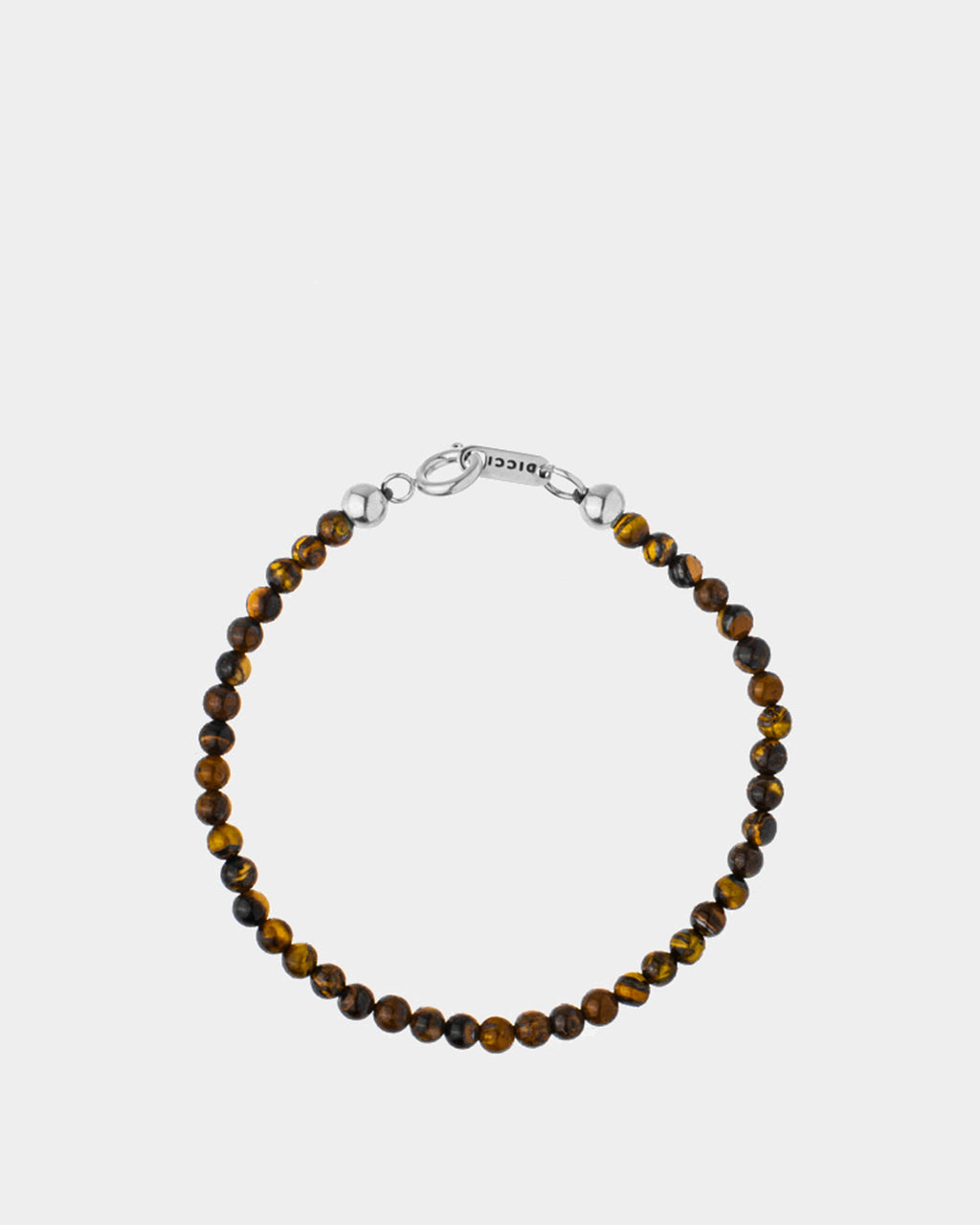 Silver Tiger Eye Bracelet 4mm - Natural Stone Bracelet - Unisex Jewelry Online - Dicci