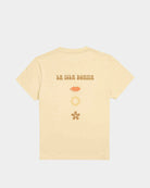 La Isla Bonita - Pastel Yellow T-shirt 'La isla Bonita' - 100% cotton - Online Unissex Clothing - Dicci