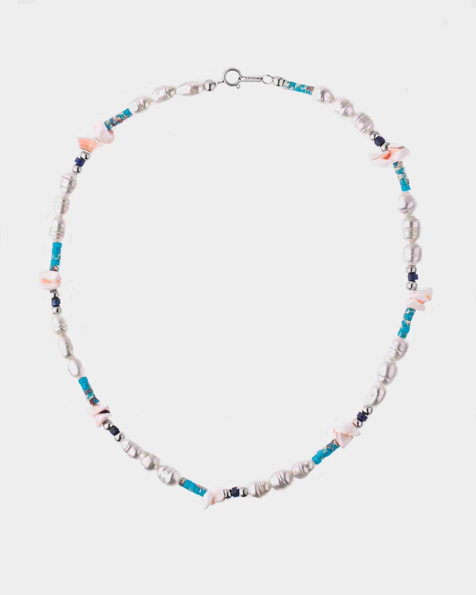 Pearl and Seashells Necklace 'Cabo' - Unisex Necklaces - Online Jewelry - Dicci