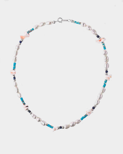 Pearl and Seashells Necklace 'Cabo' - Unisex Necklaces - Online Jewelry - Dicci