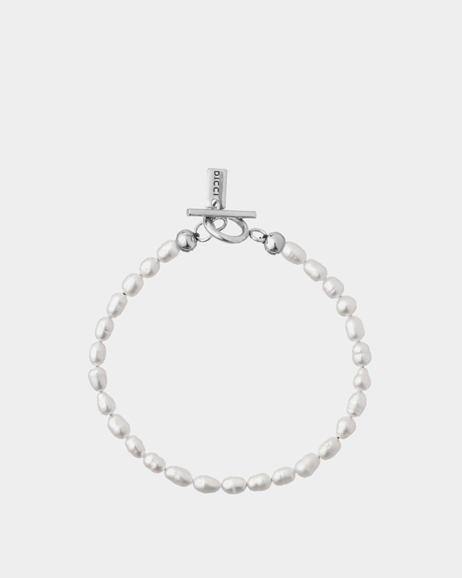 Pearl bead bracelet Dicci - Secure clasp in 316L stainless steel - Online unissex Jewelry - Dicci