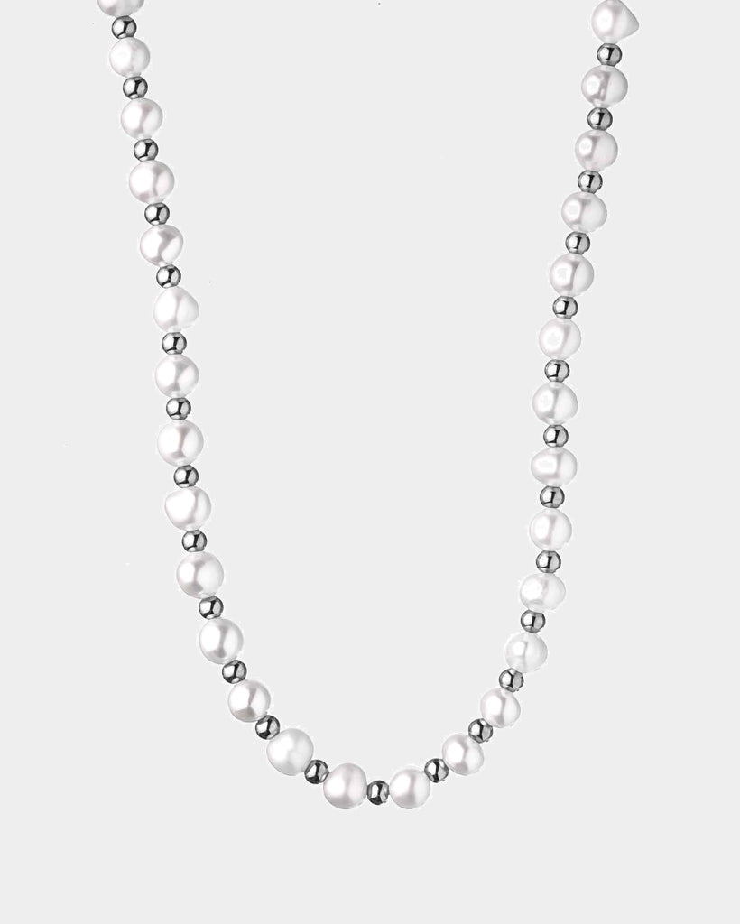 Los Angeles - White Pearl Necklace - Pearl Necklaces - Online unissex Jewelry - Dicci