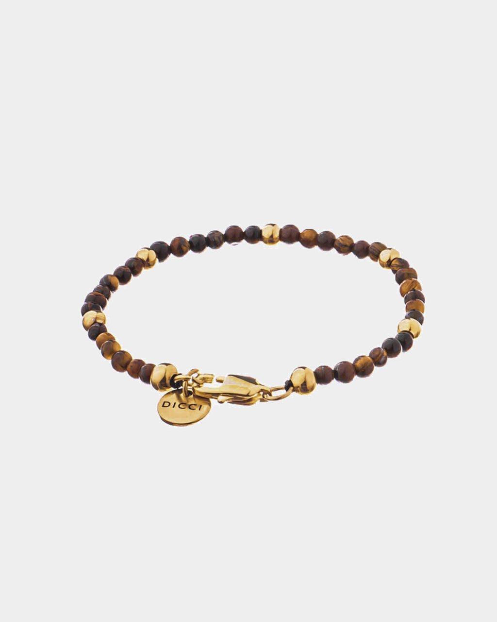 Pulsera de piedras marrón dorado Corvo - Pulseras de piedras - Dicci