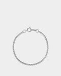 Silver Rolo Chain Bracelet 3mm