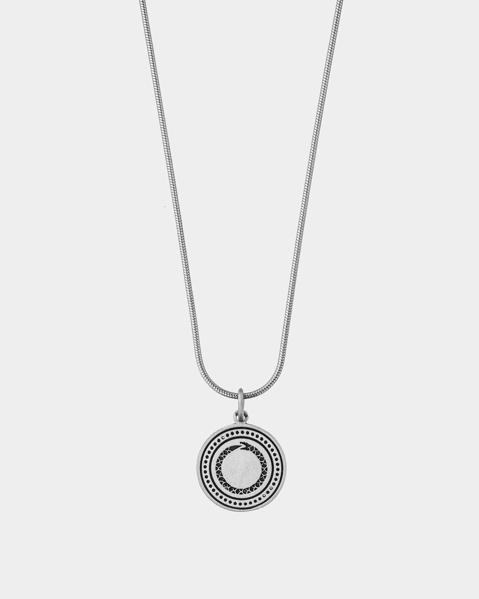 Ouroboros - Silver Necklace 925 Ouroboros - Silver Accessories - Online Unissex Jewelry - Dicci