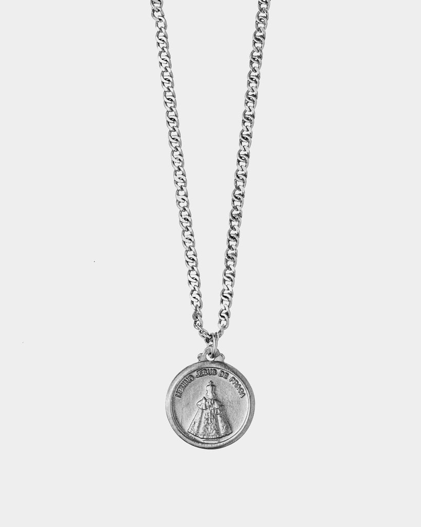 Infant Jesus of Prague - 925 Sterling Silver Necklace - Online Unissex Jewelry - Dicci