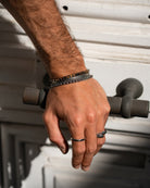 San Blas - Stainless Steel Bracelet 'San Blas' - MenWomen Bracelet on the models wrist - Online Unissex Jewelry - Dicci