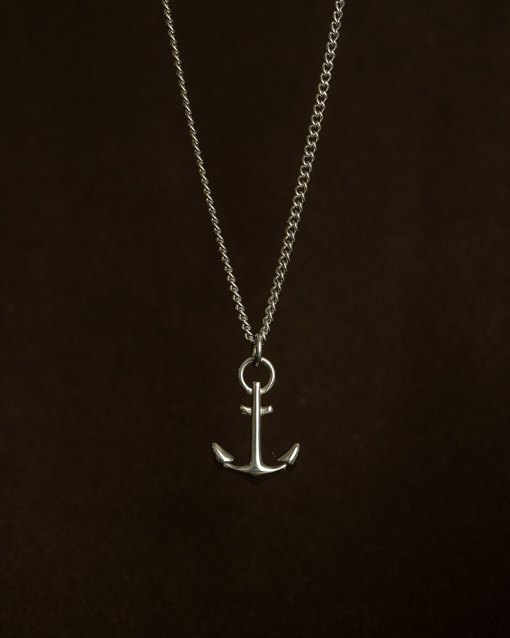 Colar de Aço Inoxidável 'Anchor III'- Compre online jóias - Dicci