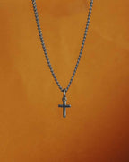 Stainless Steel Necklace 'Caprera' - Necklace with cross pendant - Buy Online silver  Necklace - Dicci