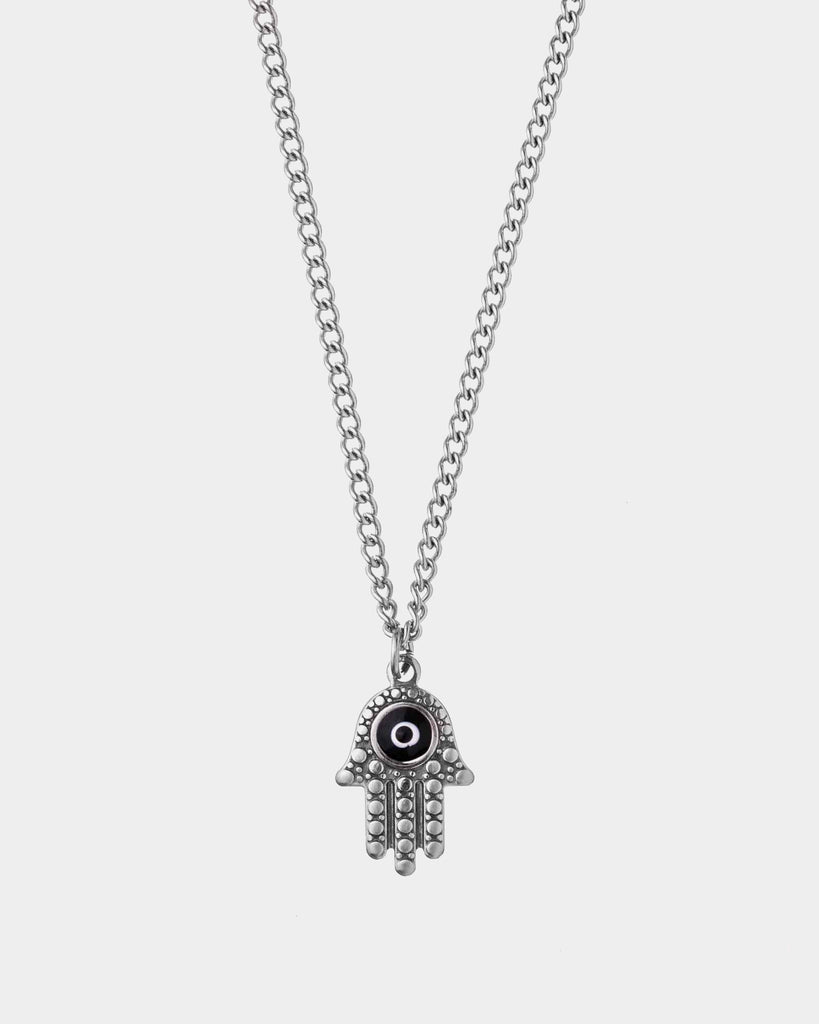Hamsa - Stainless Steel Necklace - Hand of Fatima - Online Unissex Jewelry - Dicci