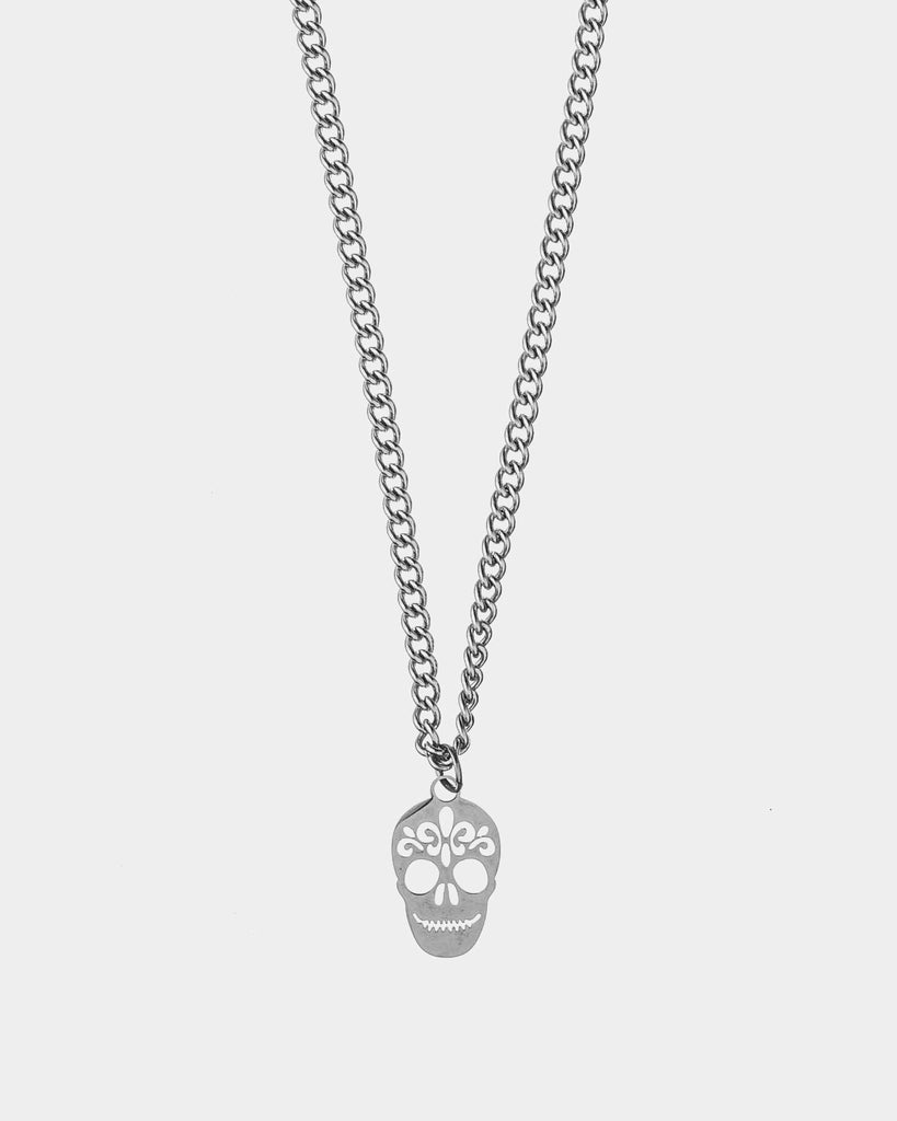 Skull - Milano Chain Stainless Steel Necklace with 'Skull' pendant - Online unissex jewelry - Dicci