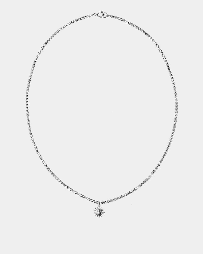 Sun Necklace - Stainless Steel Necklace with 'Sun' Pendant - Online Unissex Jewelry - Dicci