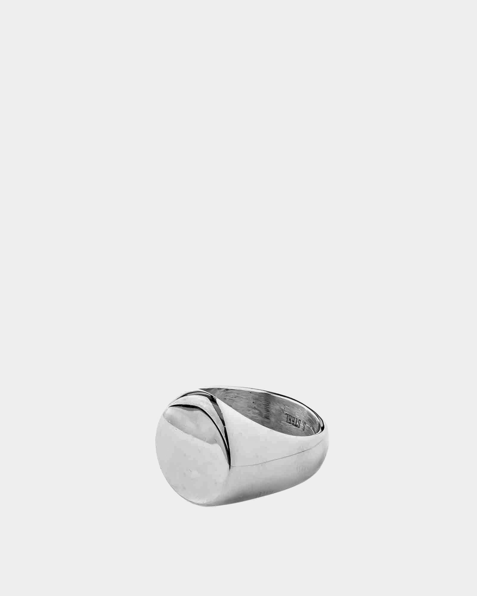 Lessmore - Stainless Steel Ring 'Lessmore' - Signet Ring - Online Unissex Jewelry - Dicci