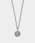 St. Benedict's Necklace - Stainless Steel Necklace with double engraved 'St. Benedict's' Pendant - Online Unissex Jewelry - Dicci