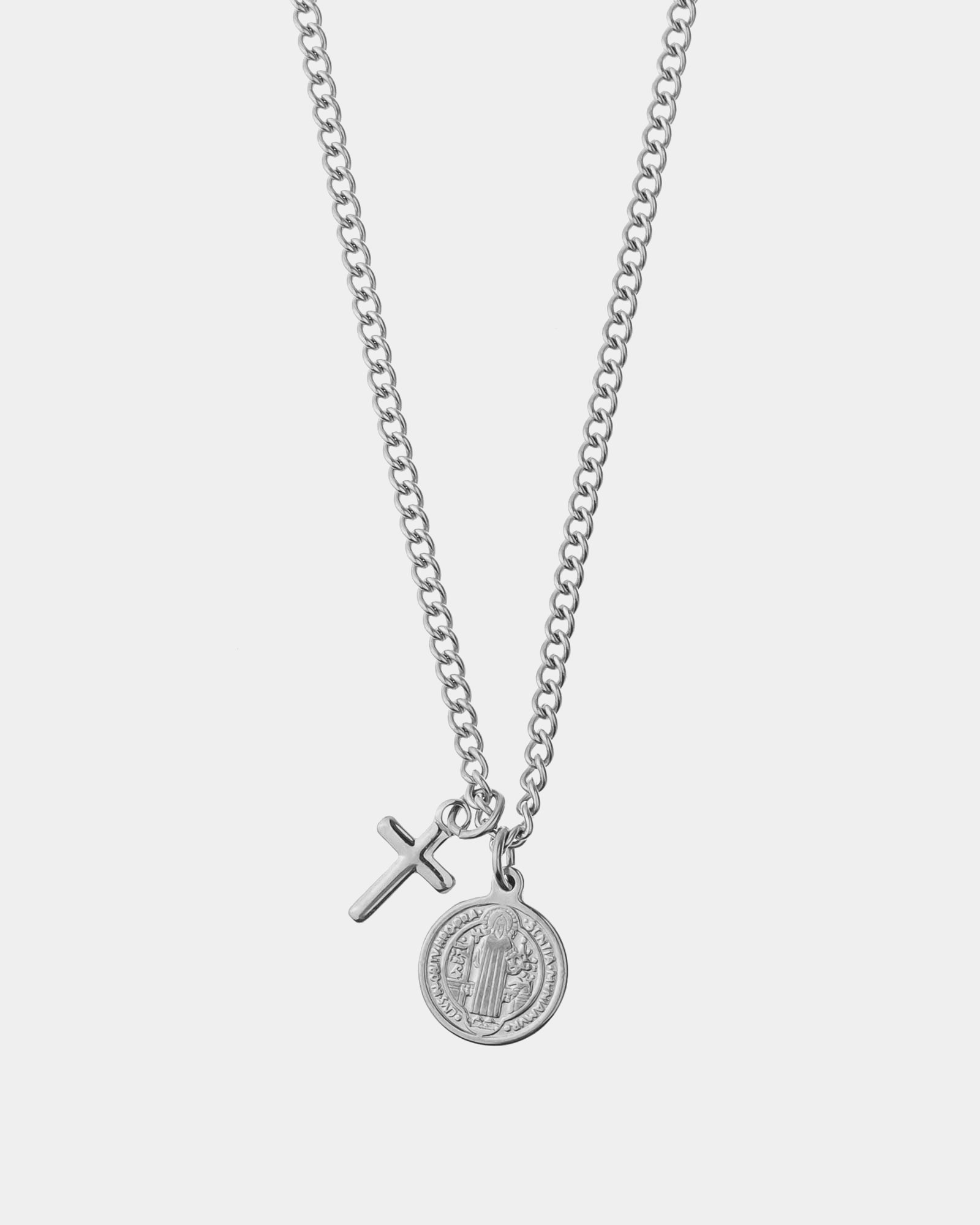 Mykonos Thin - Stainless Steel Silver Necklace 'Mykonos Thin' - Pendant Necklaces - Online Unissex Jewelry - Dicci