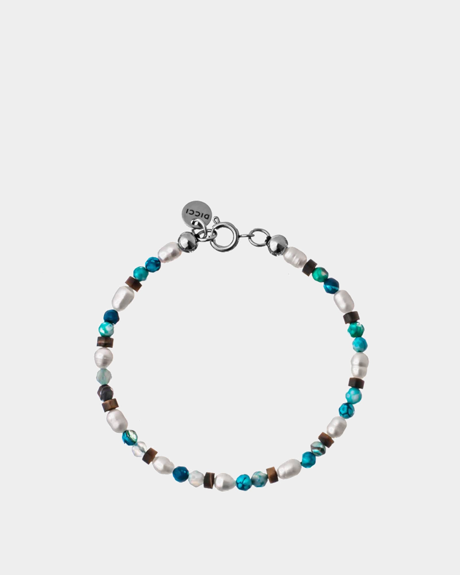 Stones and Pearls Bracelet 'Bahia'- Online Accessories - Dicci