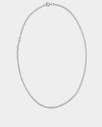 Thin Curb Chain Faceted - Stainless Steel Chains - Online Unissex Jewelry - Dicci