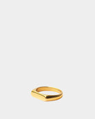 Anel Flat Top - Aço Inoxidável Dourado - Anéis Unissexo Online - Dicci