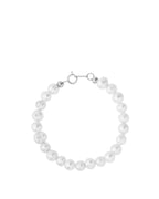 Pulsera de plata con perlas irregulares - Joyería unisex en línea - Dicci