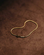 golden Braccialetto a Serpente in Acciaio Dorato - Braccialetti in Acciaio Inox - Gioielli unisex online - Dicci